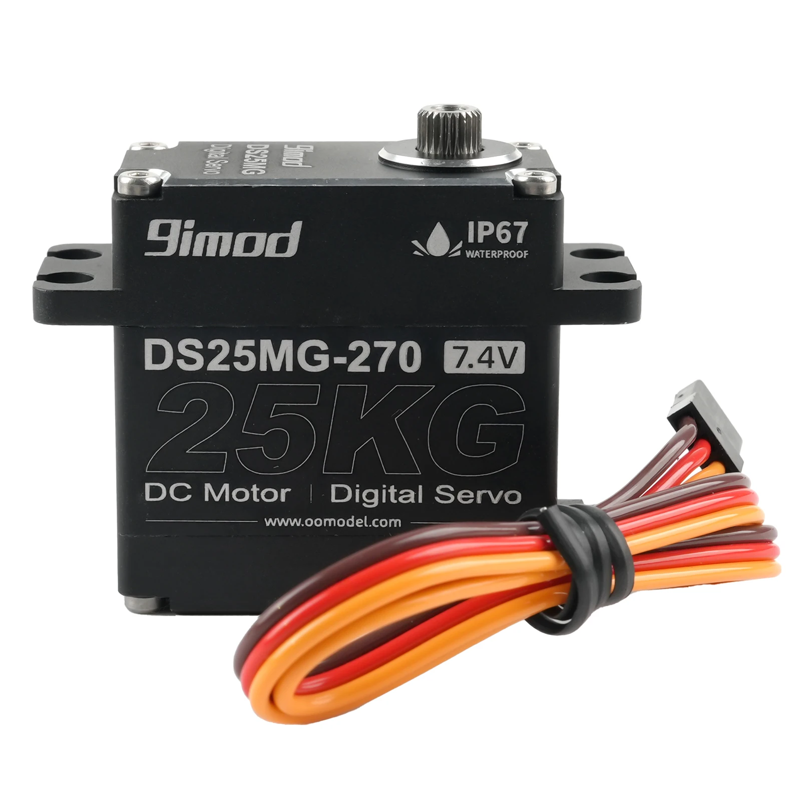 

9imod DS35MG 25kg Digital Servo IP67 Metal Gear 180°/270° for 1/8 1/10 RC Crawler TRX4 SCX10
