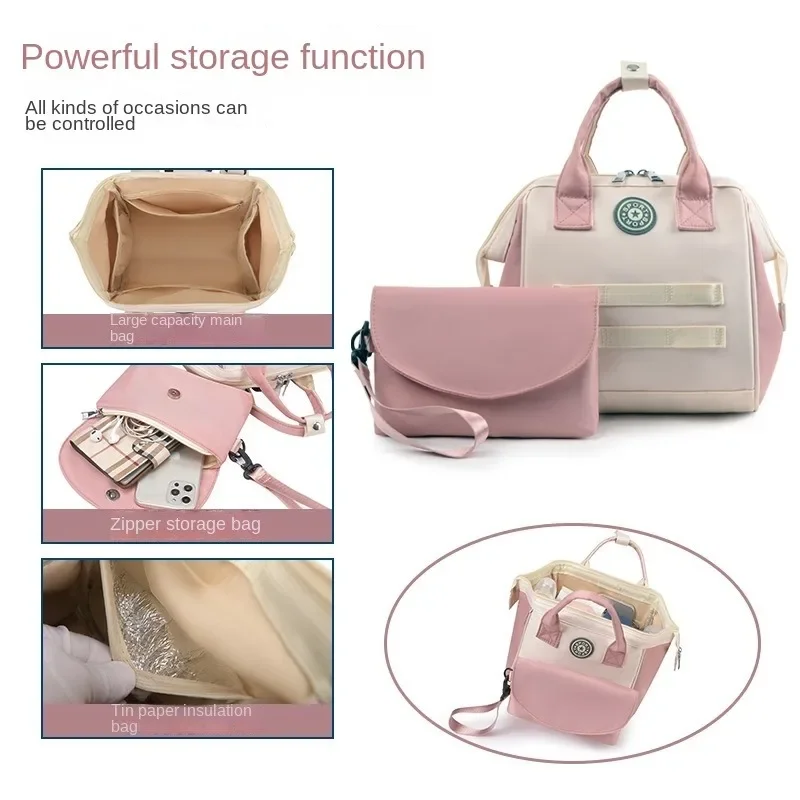 Small and cute mommy bag Removable multi-function Maternity package Waterproof light diagonal handbag Breast bag