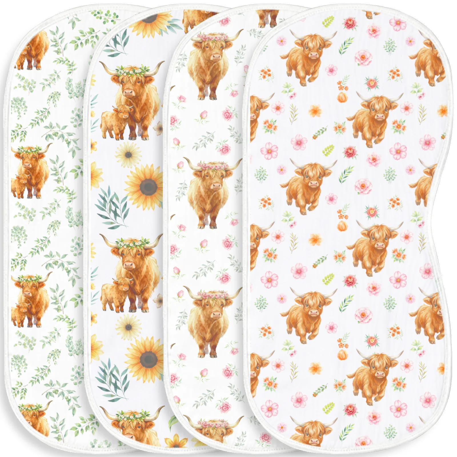 

4 шт. детских салфеток для отрыжки с бейсбольным принтом, мягкие хлопковые нагрудники для новорожденных, впитывающие, для мальчиков и девочек, спортивная тематика, для детского праздника