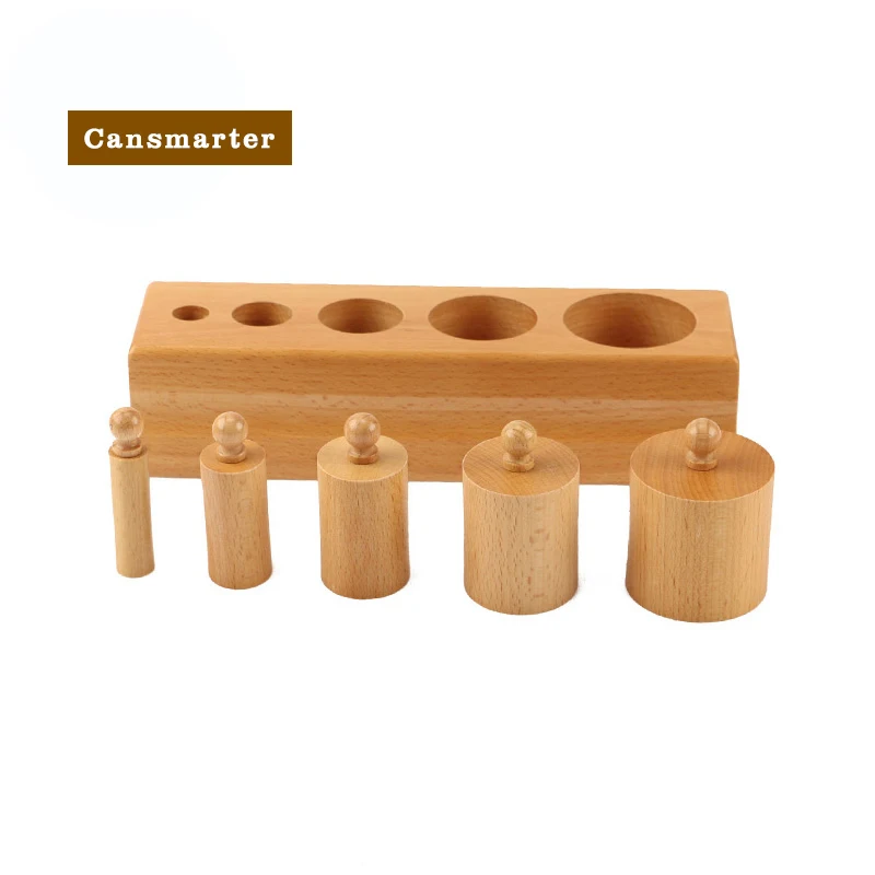 

Montessori Materials Baby Toys Wooden Cylinder Block Set For Children Preschool Early Learning Educational Toys for Children