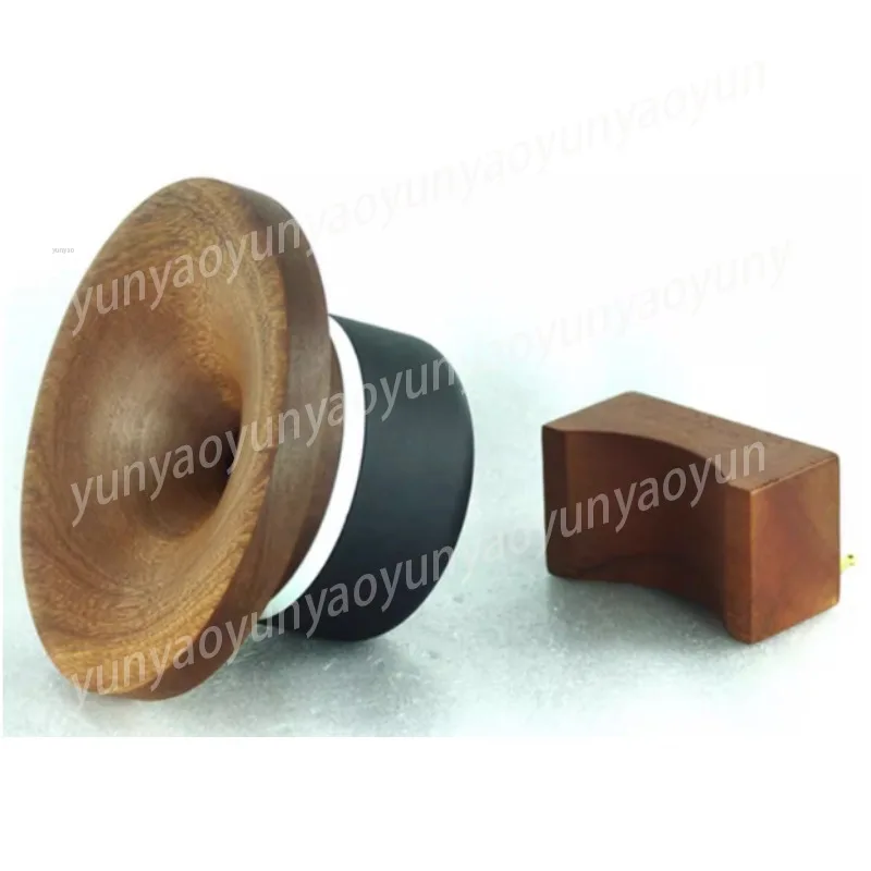 Solid Wood Horn Super Tweeter Driver High Frequency Treble Speaker Head Audio Upgrade Replacement Accessory