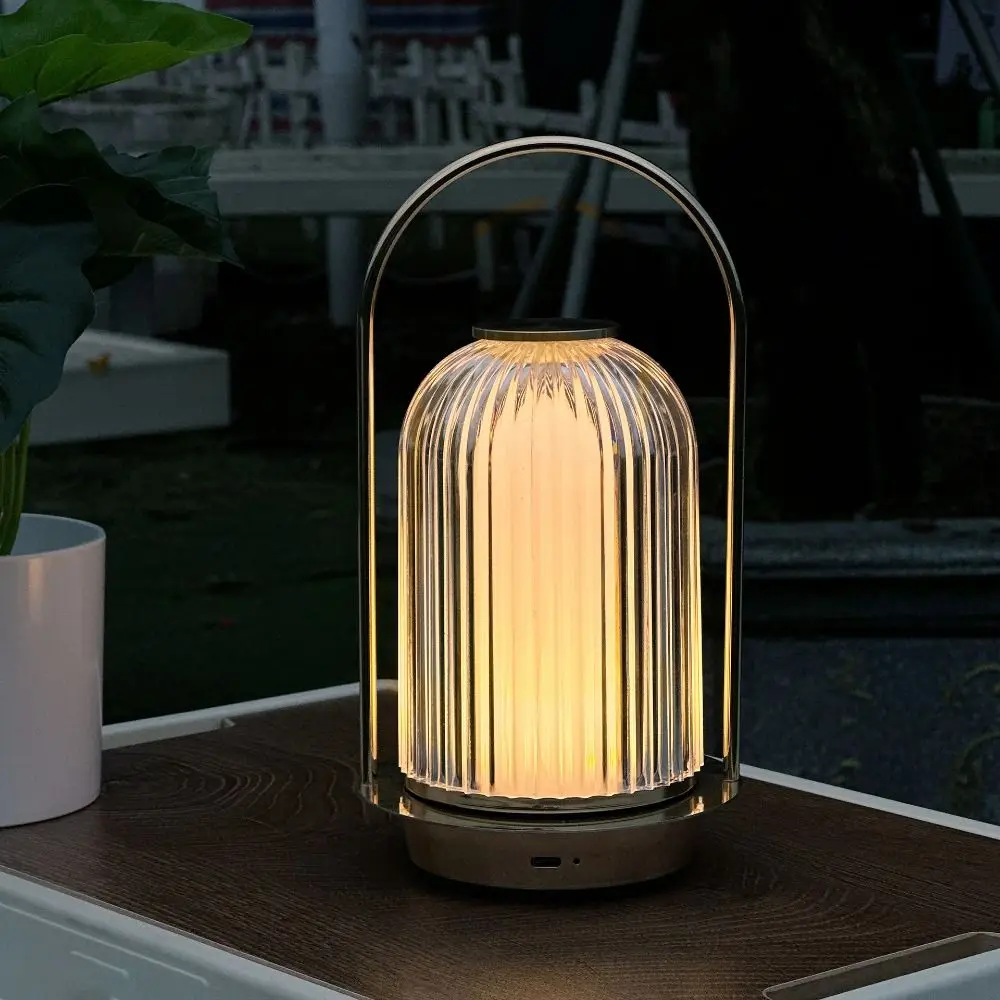 

Elegant Nordic Metal Table Lamp Dimmable 3 Light Colors Crystal Desk Lamp Romantic Touch Control Bedside Lamp Study