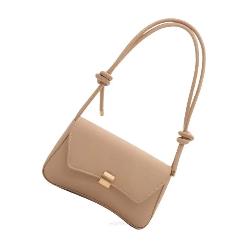 X5XA Sophisticated PU Leather Shoulder Bag for Women Underarm Purse Trendy Armpit Bag for Casual Outings and Dates
