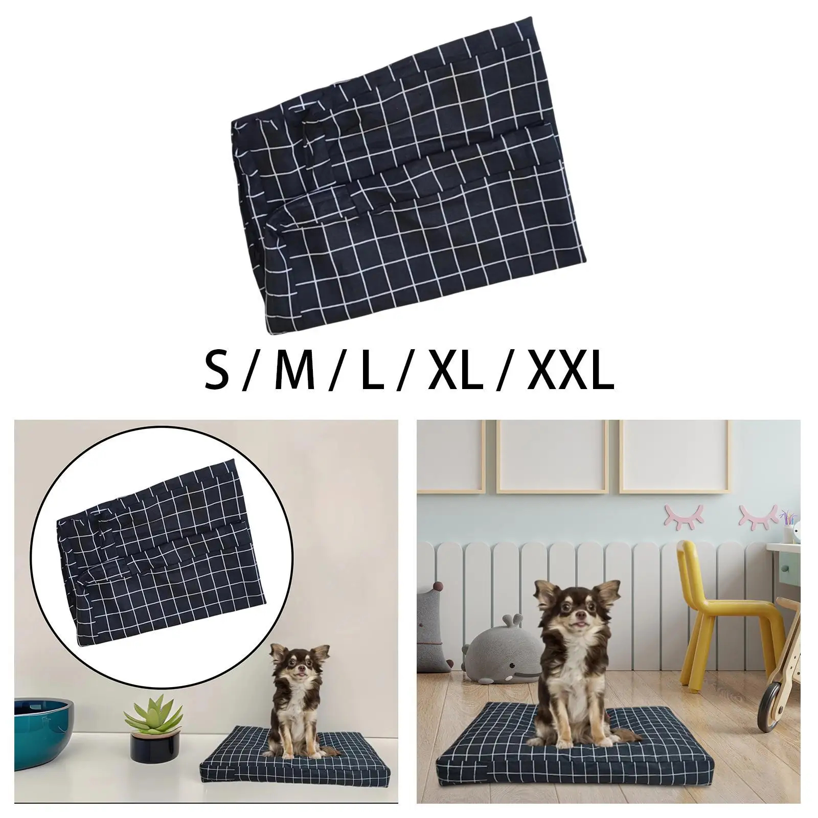 Copriletto per casse per cani Copriletto per cani lavabile Copriletto per gatti per animali domestici Cuscino per letto per viaggi Picnic Campeggio Auto per interni ed esterni