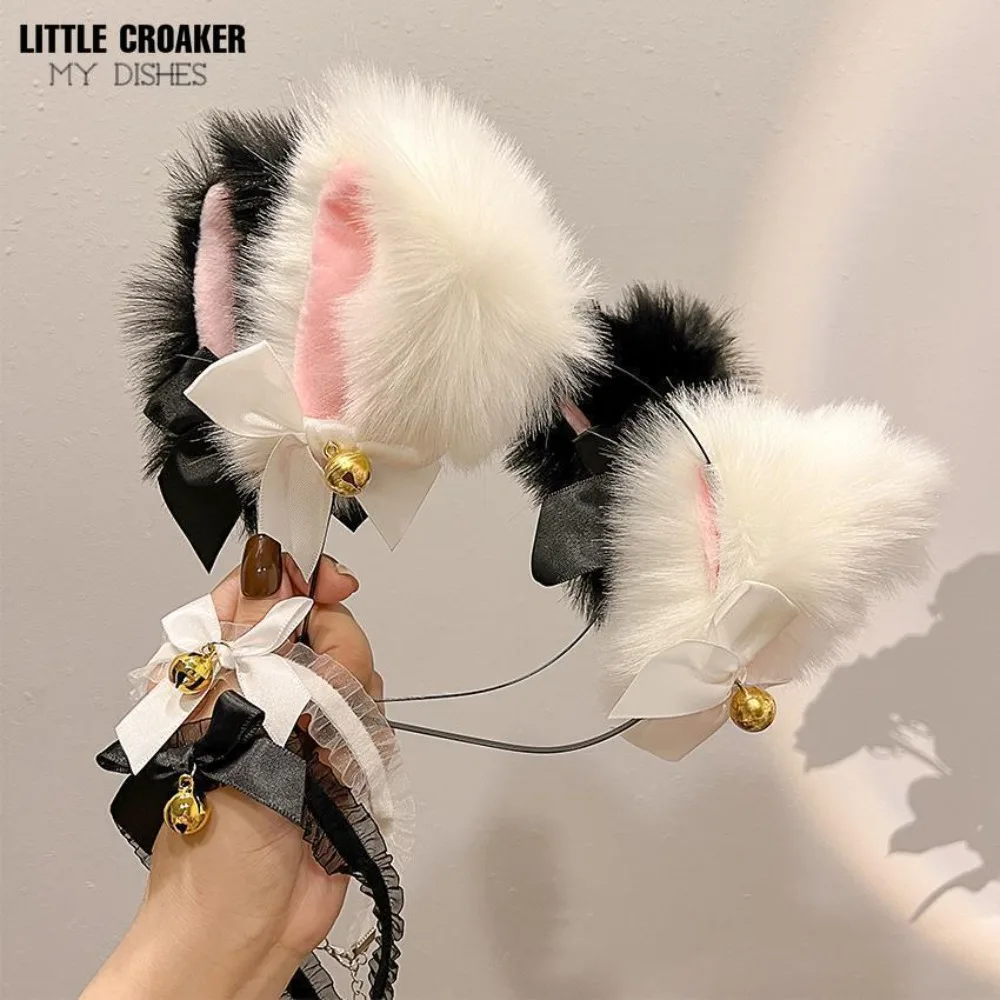 

New Fox & Cat Ear Headbands | Kawaii Animal Hair Clips with Bells | Cute Girls Hair Accessories for Cosplay & Daily Kawaii Style