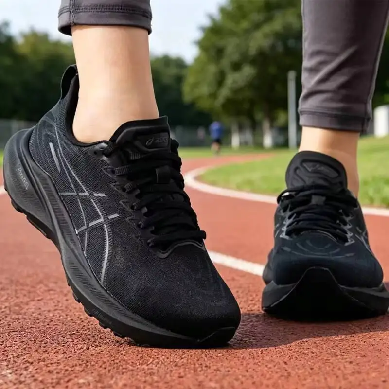 New 2026 Asics Women Mid-Top Running Shoes, Breathable Shock Absorbing Non-slip Lightweight Outdoor Sports Sneakers 1012B666-002