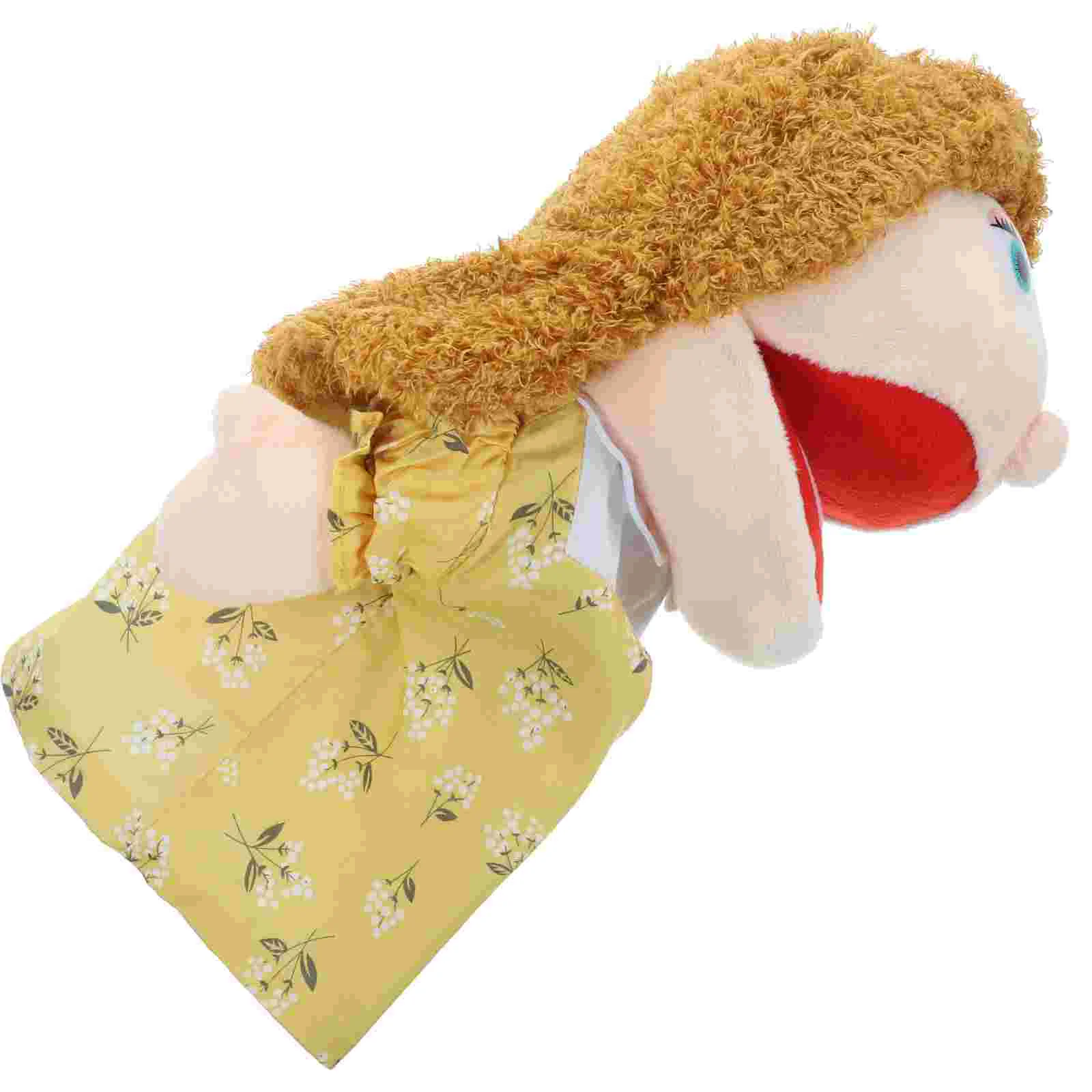 Family Hand Puppet Puppets for Kids Toys Cartoon Storytelling Plaything Cotton Child Pretend