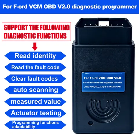 OBDOK for FoCOM Fo-rd VCM OBD V2.0 Diagnostic Programmer for Ford/Ma-zda Read & Clear Fault Codes Mini Version for Ford VCM IDS