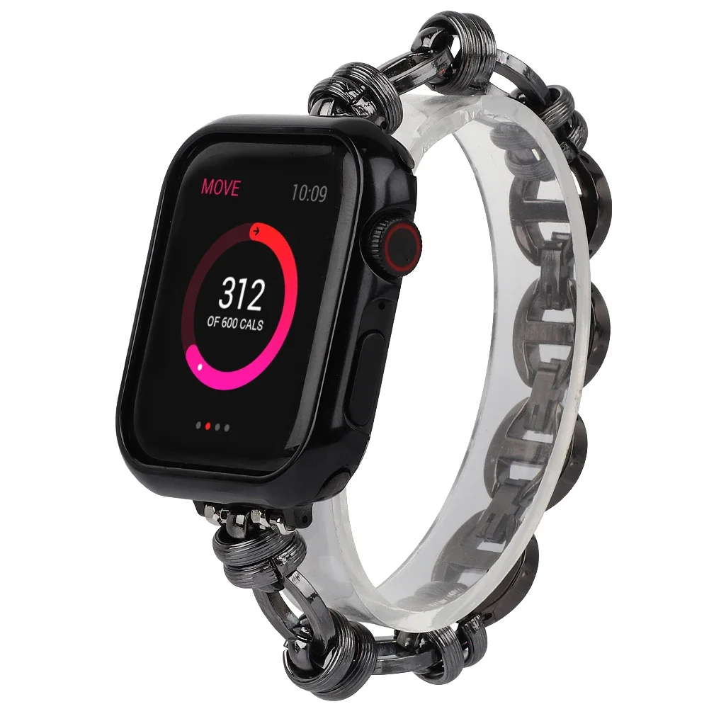 Metal Belt For Apple Watch 46mm 45mm 41mm 44mm 40mm 42mm Stainless Steel Chain Bracelet For iWatch Ultra 10 9 8 7 6 5 4 3SE Band