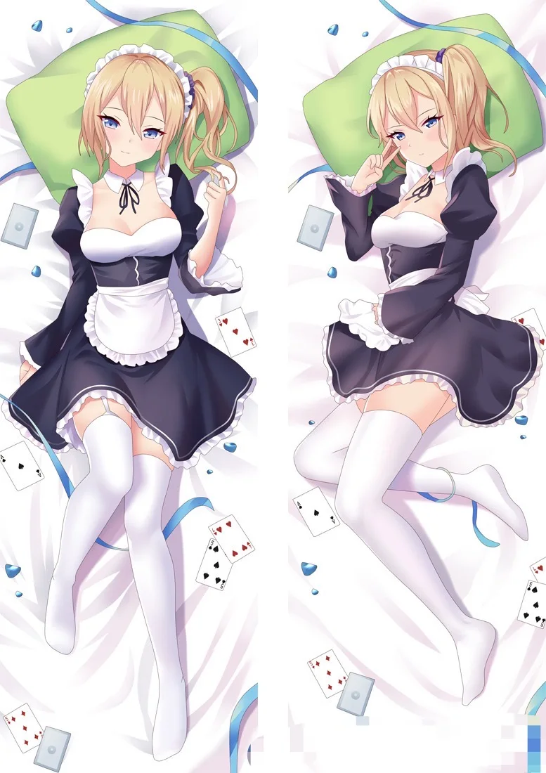 

Dakimakura Hugging Body Pillow Case Cover Double-Sided Printed HD714 Soft Touch Pillowcase for Cuddling