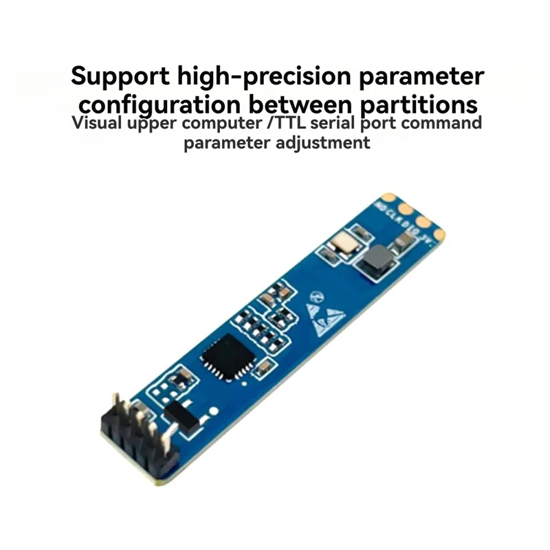 

ABMF-2Pcs HLK-LD2410D 24 ГГц Датчик состояния присутствия человека Радарный модуль движения микромодаля человека 5 В