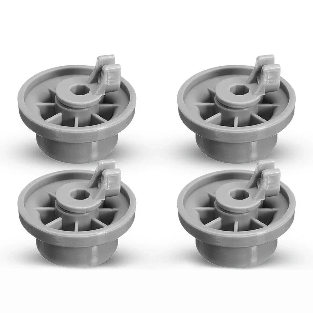 4 Pack 165314 Dishwasher Lower Rack Wheel Replacement For Bosch 00420198 420198 Dishwasher Accessories