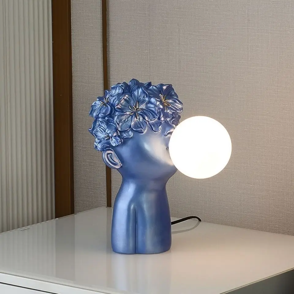 

Скандинавская интернет-знаменитость, декоративная настольная лампа, детская комната, креативная современная спальня для девочек, милая обезьяна, кровать, украшение на фару