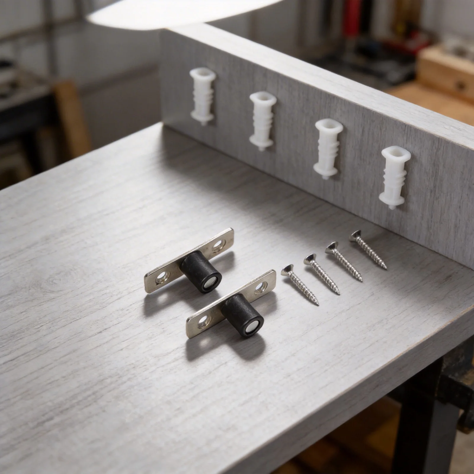 2 Pcs Stainless Steel Door Stoppers for For sliding Door Bottom Floor Guide Suitable for Barn Door to Prevent Swinging