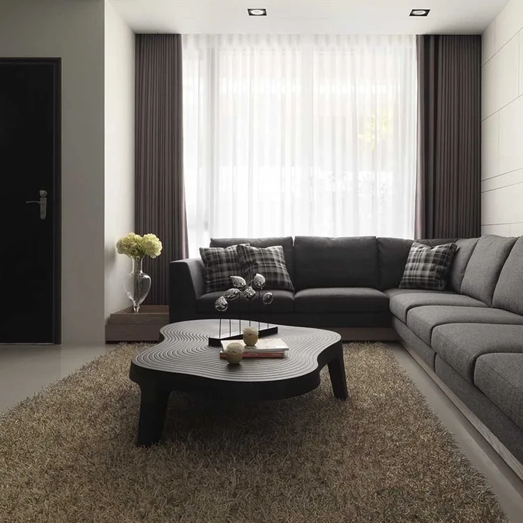 Tavolino dipinto personalità creativa arte ovale moderno semplice tavolo da tè