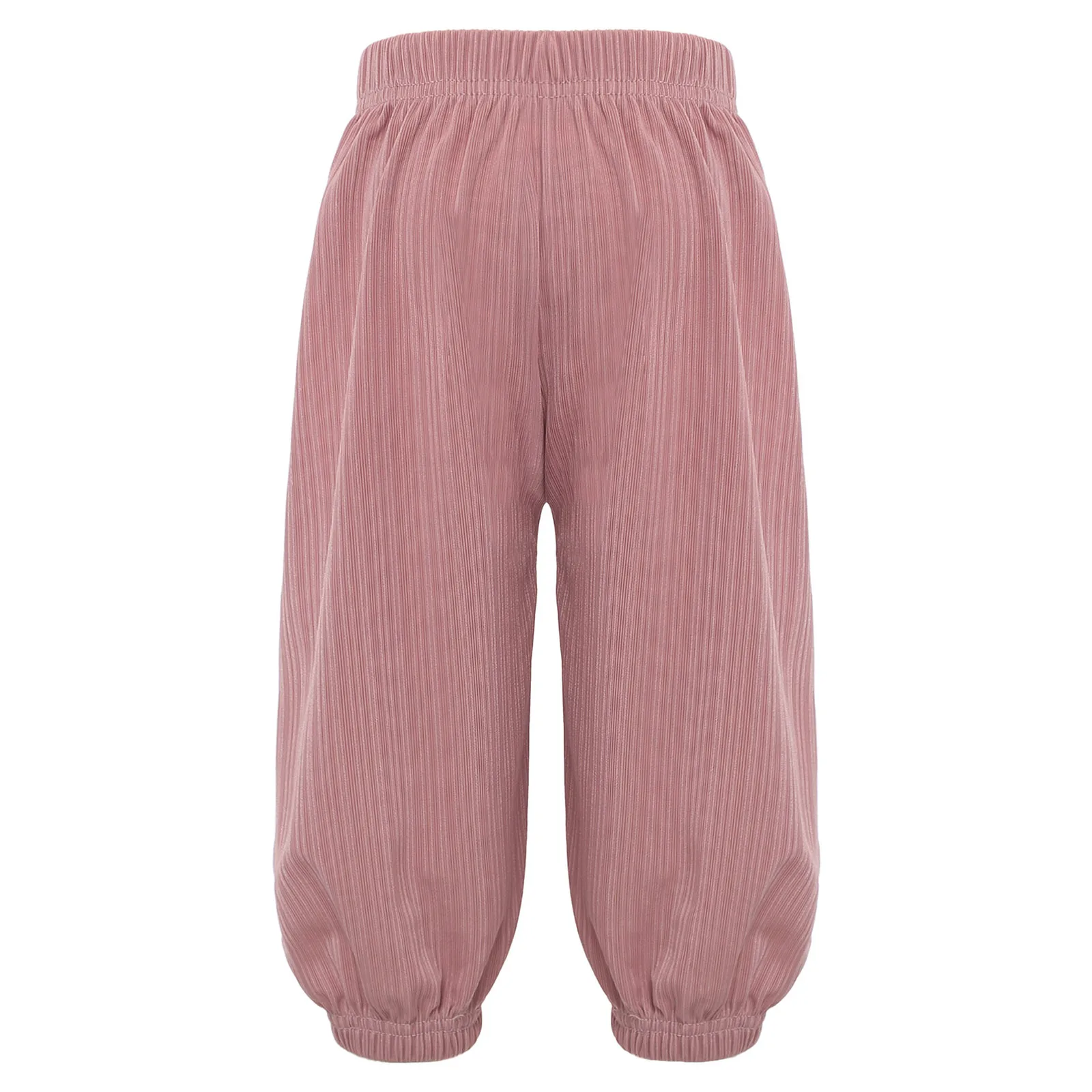 Kids Boys Girls Summer Ice Silk Prevent Mosquito Jogger Pants Thin Breathable Candy Color Lantern Trousers Daily Wear Homewear