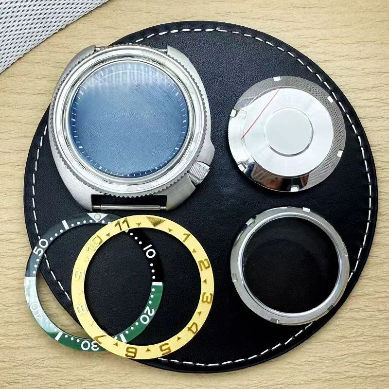 

44mm Steel Dive Watch Case Sapphire 20ATM Waterproof For Turtle NH34 NH35 NH36 NH38 4R35 4R36 Movement 28.5mm Dial Mod SKX6105