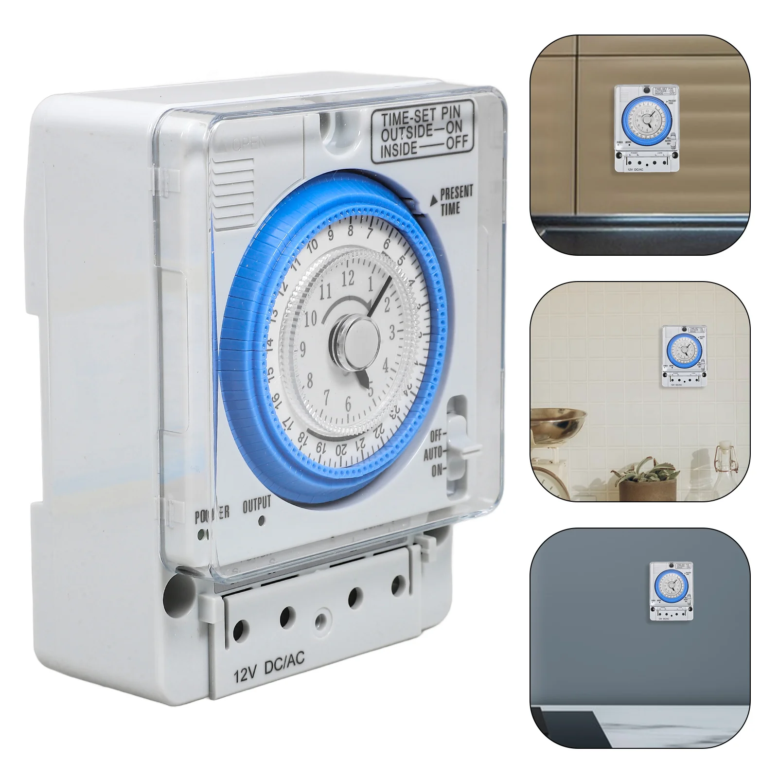 

Mechanical Timer Switch Compact Manual Countdown Timer For Kitchen Baking Cooking Eggs Pancakes Cookies Cakes Home Use