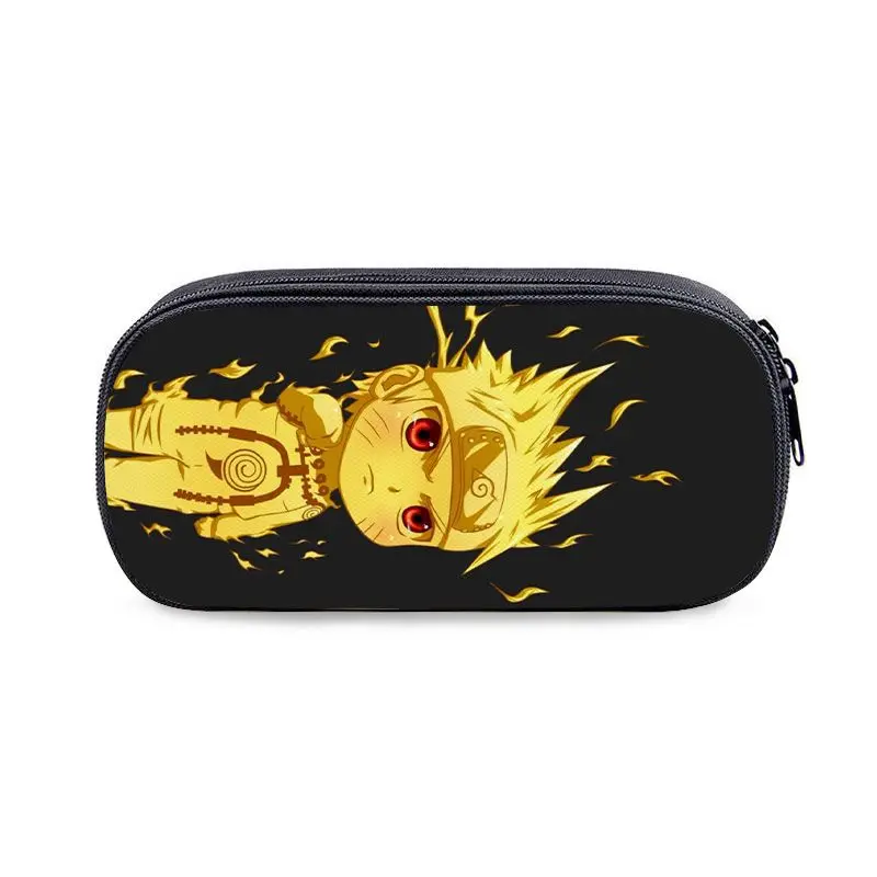 

New Naruto Anime Pencil Case Large Capacity Kids Stationery Box for School Boys