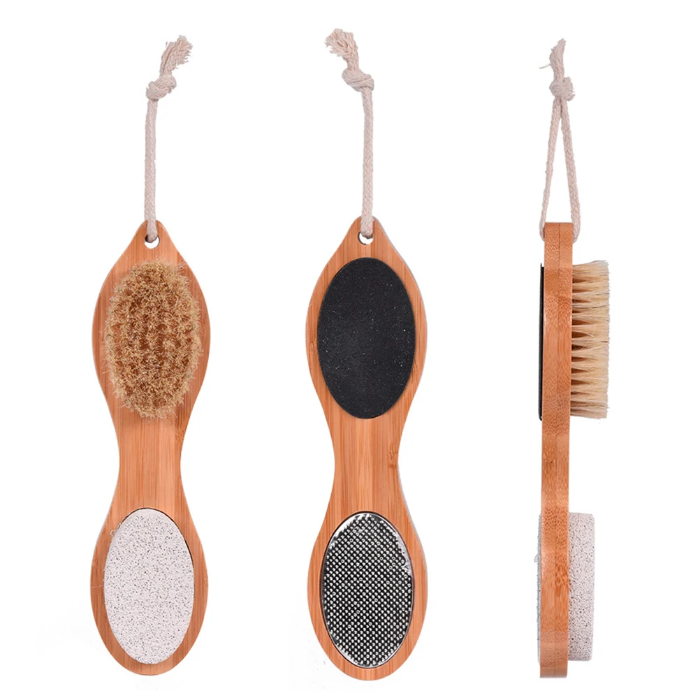 

Cleaning Brush Grinding Stone Foot Files Care Tool Crusty Bamboo Callus Remover