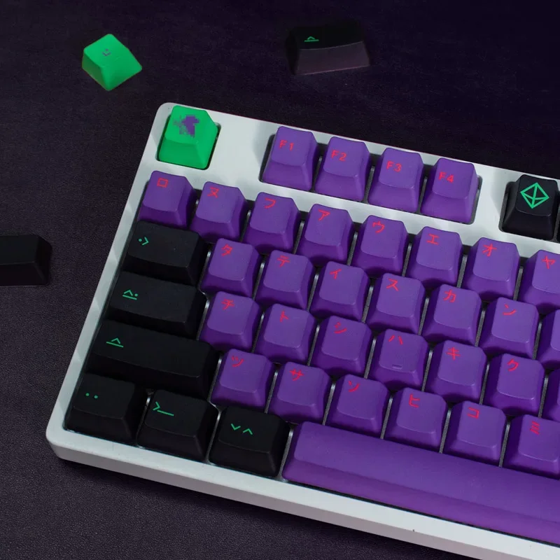 

Keycap EVA Purple PBT Sublimation Large Full Set Cherry Original Height