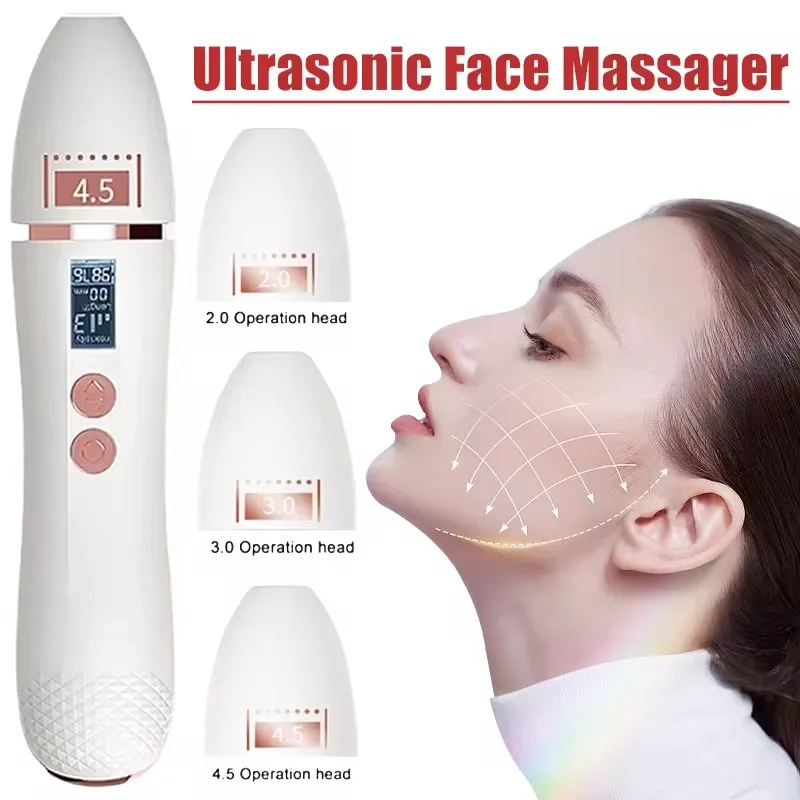 Handheld 7D Mini Ultrasonic Face Lifting Massager SPA Beauty Machine Wrinkle Removal Anti-Aging Skin Tightening Eye Care