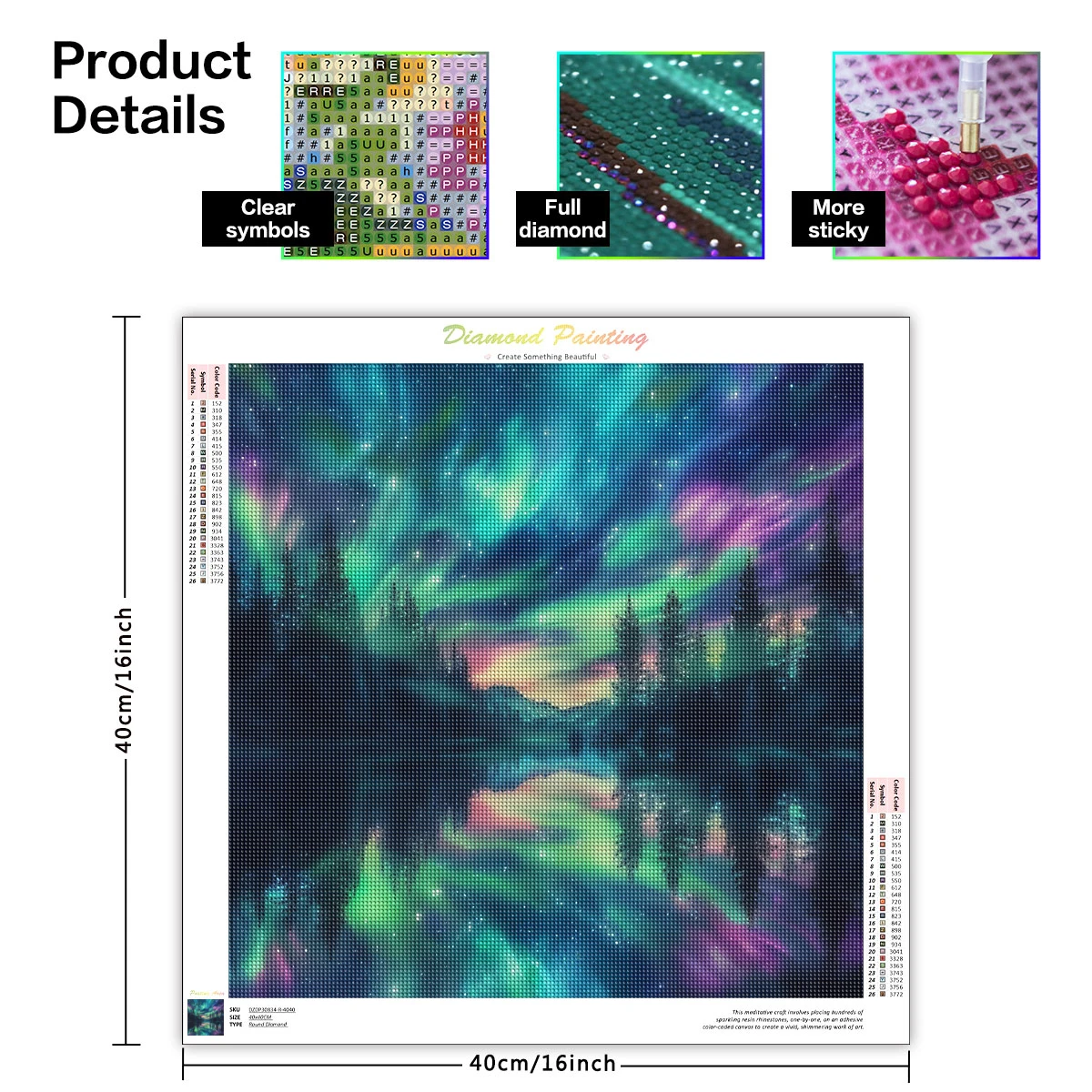 Lukisan Berlian Tanpa Bingkai, - Photo Mosaic Print ulasan dan harga
