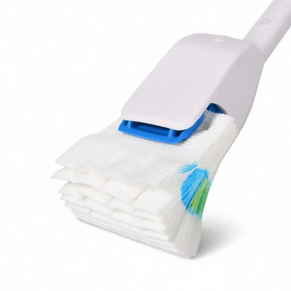 Bathroom Accessories Toilet Brush Replacement Pads Disposable Scrubbers Water Soluble Hygienic Sanitary Heads Clea