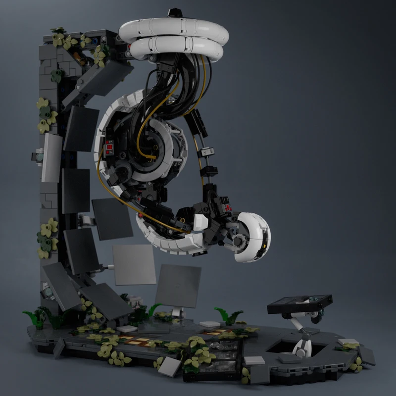 New 1867PCS MOC GLaDOS - Portal 2 Famous Game Icons Scenario Architecture Building Blocks Model Diy Creative Assembly Toys Gifts
