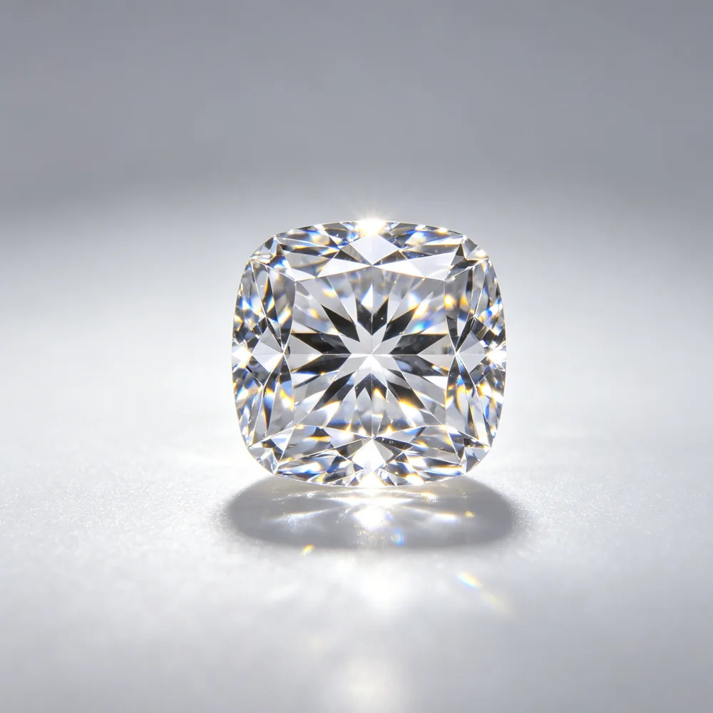 1CT 2CT Vintage Cushion Moissanite Loose Gem D Color VVS1 Sparkling Stone For Ring Pendant Craft