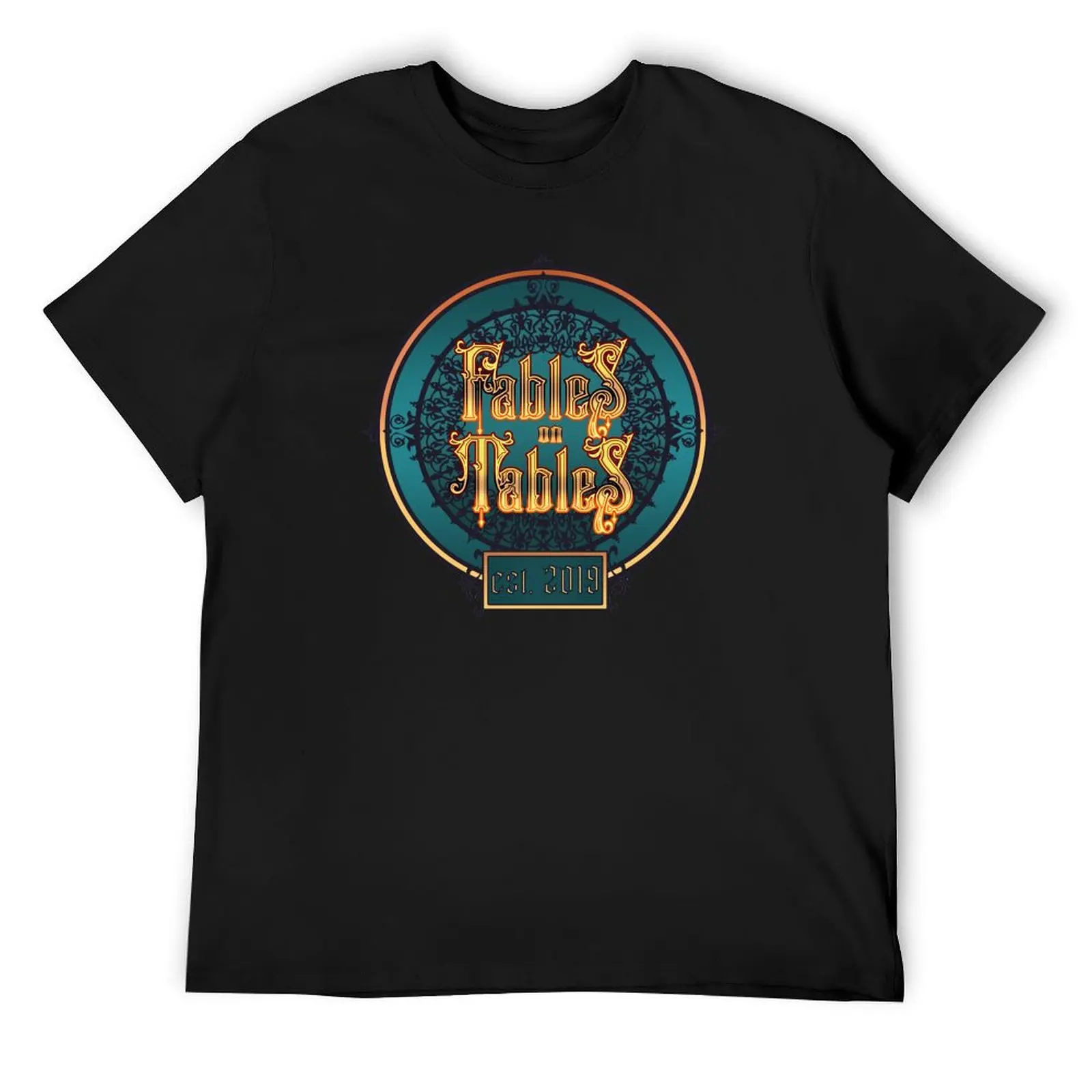 

Fables on Tables 2021 logo (with date) T-Shirt new edition oversizeds Blouse funny t shirts men