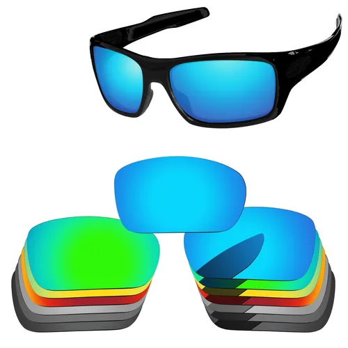 Imagen 1 del producto Lentes de repuesto Bsymbo para gafas de sol Oakley Turbine OO9263 - 65 mm polarizadas - Múltiples opciones