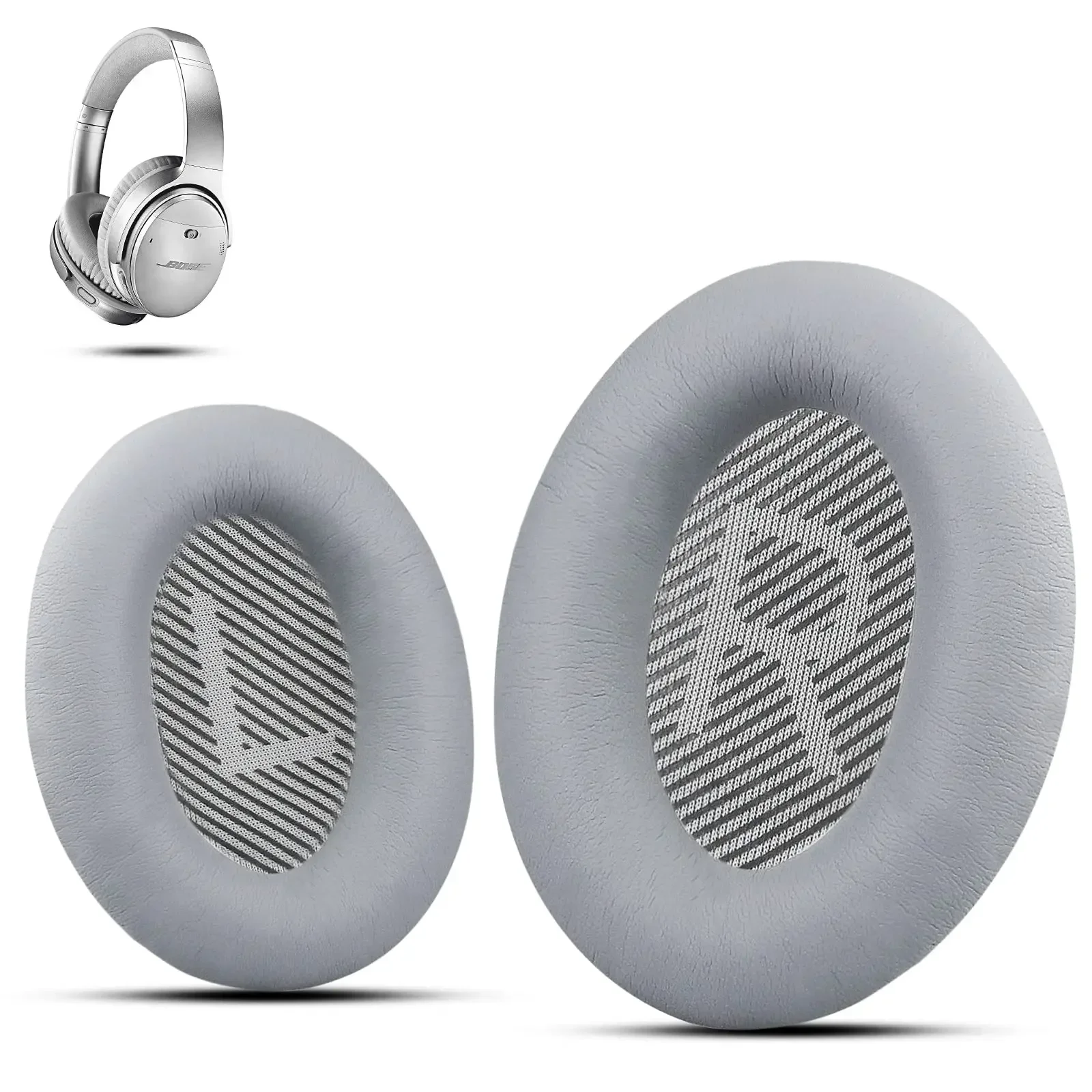 Reemplazo de almohadillas para diadema y almohadillas para los oídos para Bose Quiet Comfort 25 35 (QC25 QC35) y QuietComfort 35 II (QC35ii)