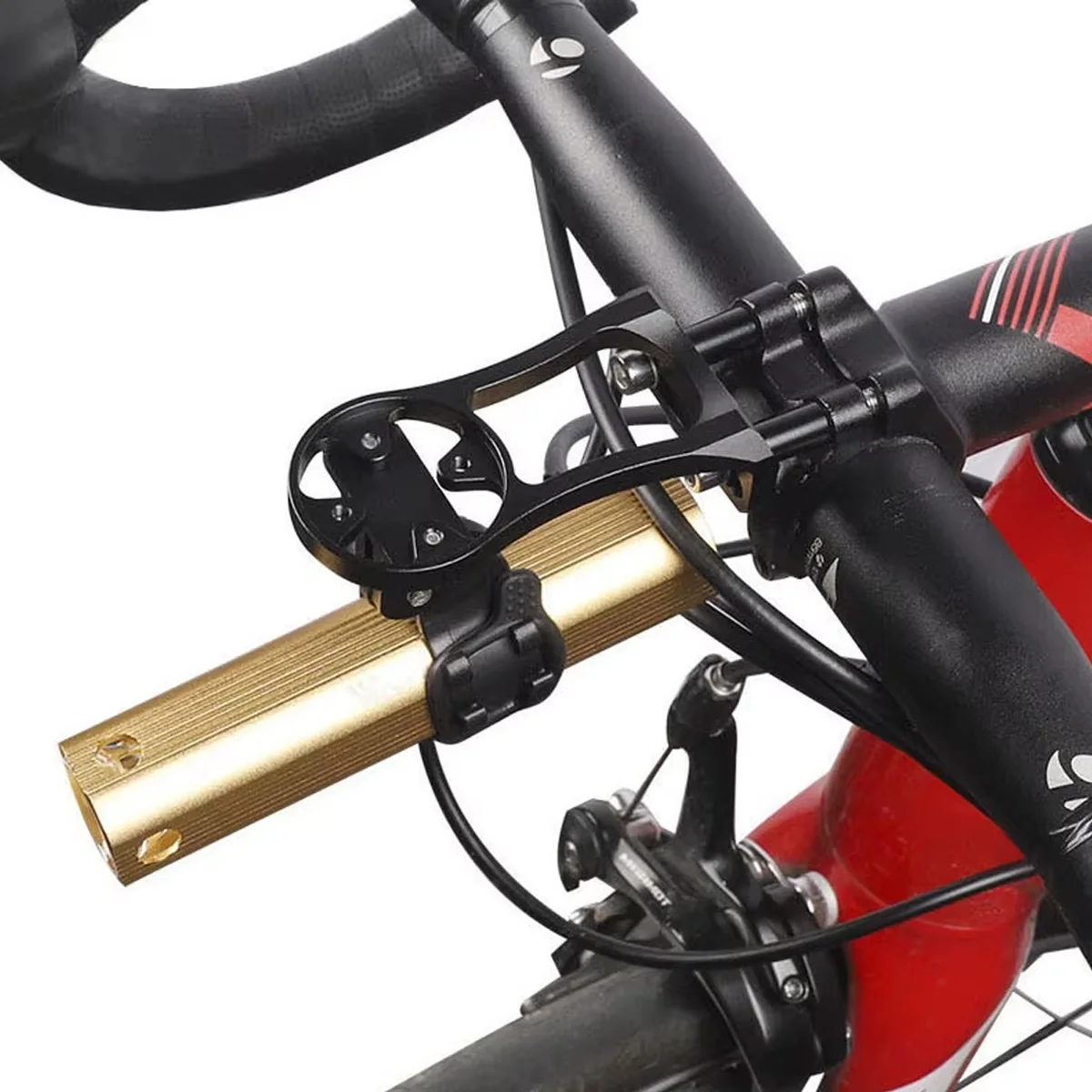 1PC Bicycle External Bracket Set Bicycle Aluminum Alloy Highway Bicycle Pole Bracket Camera Light Bracket Garmin Bracket image 5