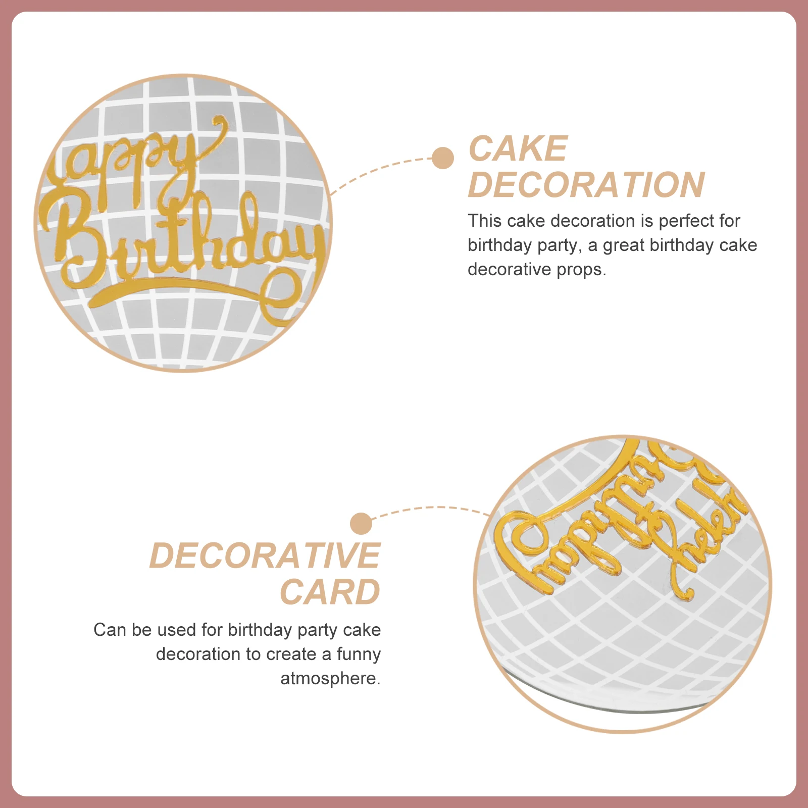 

Disco Ball Decorations Birthday Themed Cupcake Topper Birthday Cupcake Toppers Happy Theme Picks Celebratory Cake Decor Insert