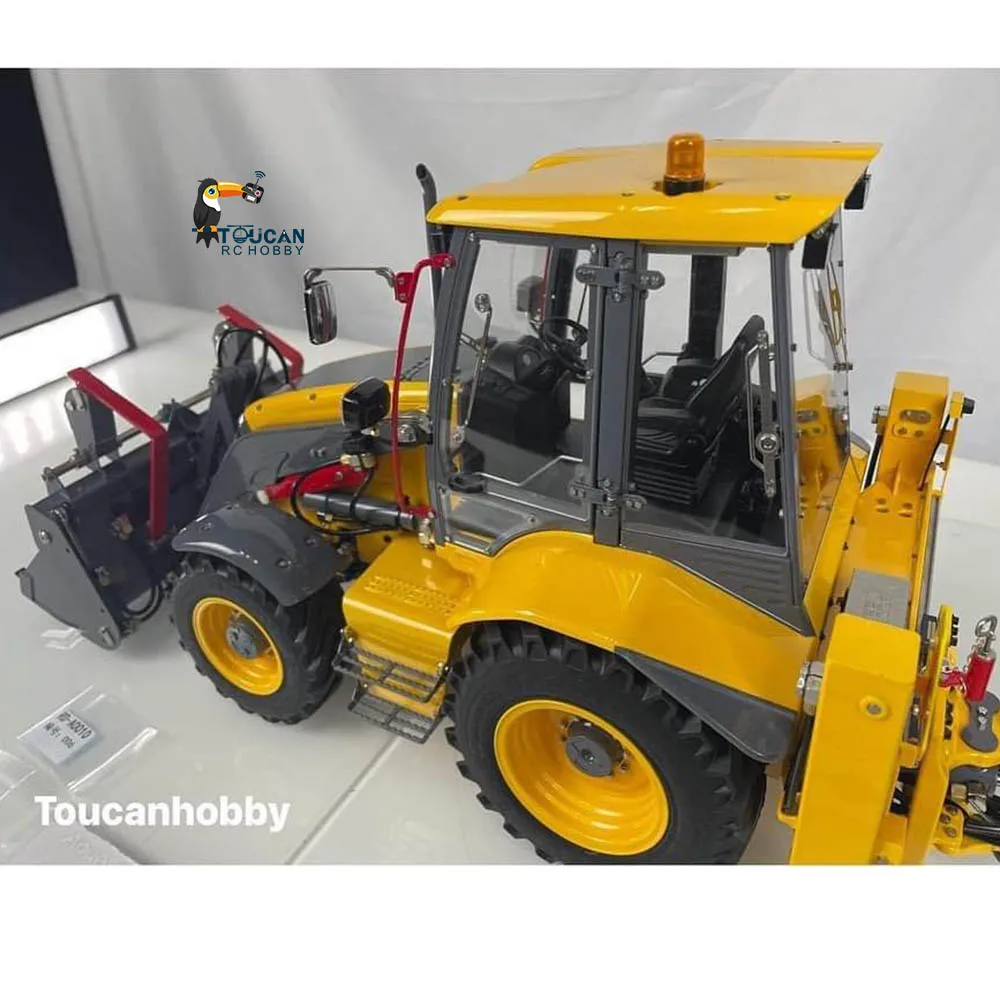 LESU 1/14 Aoue BL71 Backhoe Loader Metal Radio Control Construction Vehicle RC Wheeled Forklift PL18EV LITE Excavator