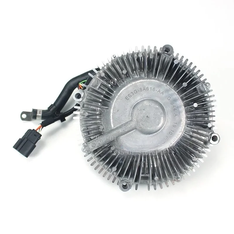 Upgraded Electronic Silicone Fan Coupler, High Precision Electric Viscous Fan Clutch Assembly for Pickup SUV Truck Engine
