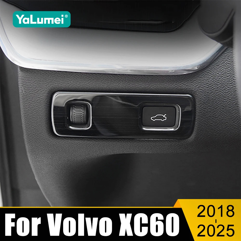 

For Volvo XC60 XC90 XC40 S90 V90 2018 2019 2020 2021 2022 2023 2024 2025 Car Headlight Adjustment button Trim Cover Accessories