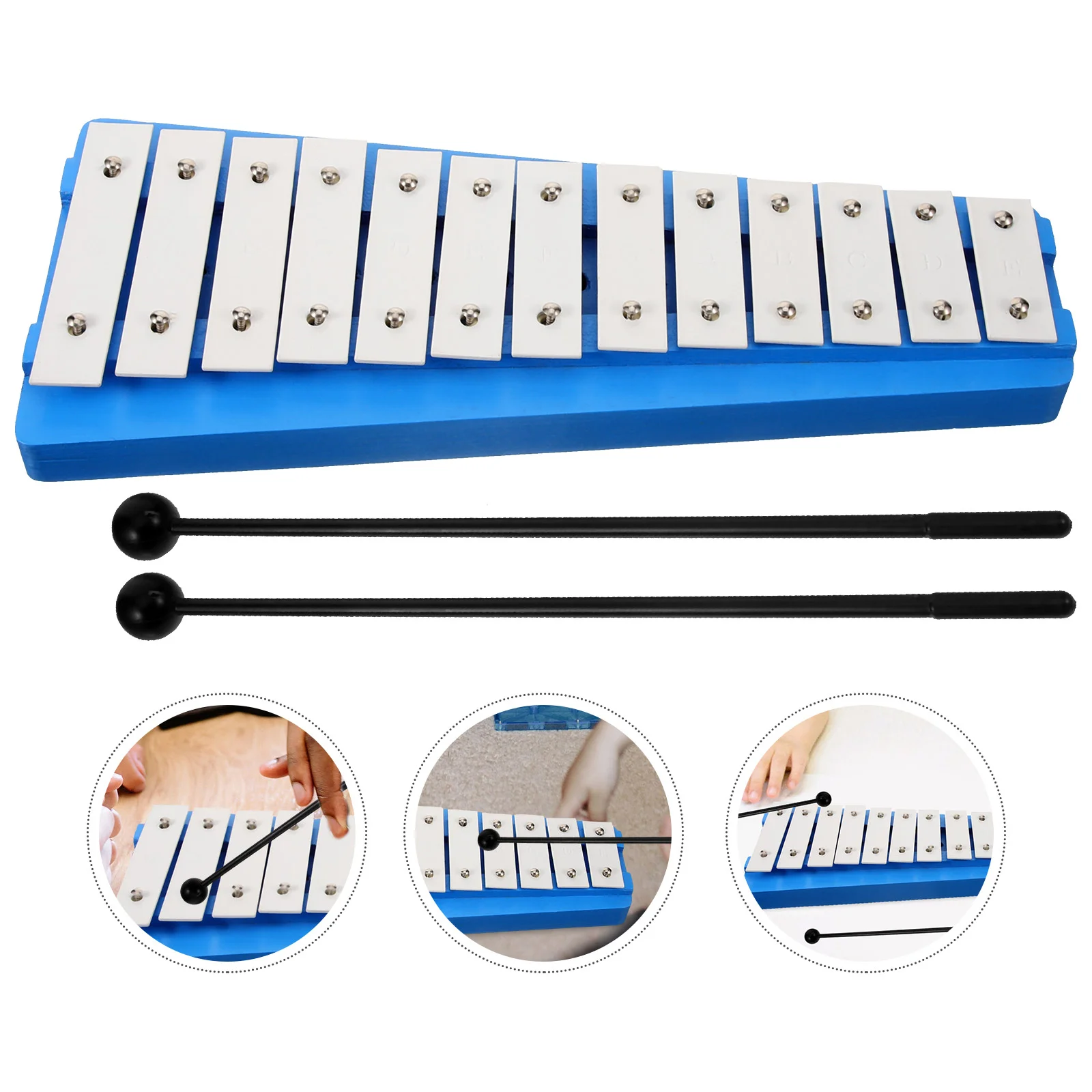 Play The Piano Kids Musical Instruments Xylophone for Beginner Iron Sheets Glockenspiel Toddler