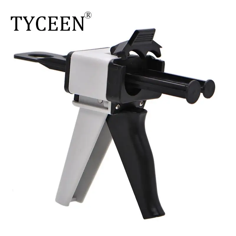 Dental Impression Gun Mixing Dispensing Universal Dispenser Gun 1:1/1:2 Silicon Rubber Dispenser Gun 10:1 Dentist Tools