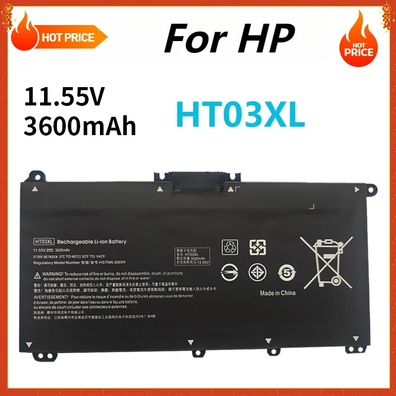 

HT03XL Laptop Battery for HP Pavilion 14-CE0001LA 14-CE0014TU HSTNN-LB8L HSTNN-LB8M L11421-421 Long Life Battery 11.55V 3600mAh