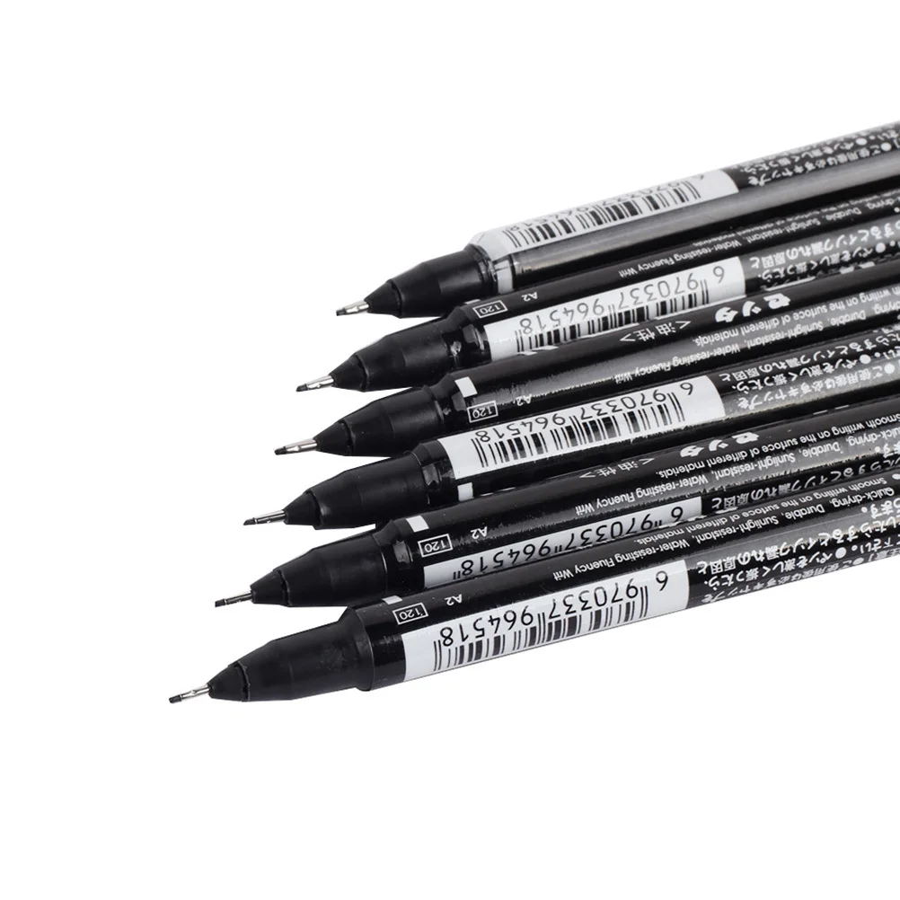 

10Pcs Skin Marker Pen Double Ended Drawing Tool Fine Line Precision Tip Acid-Free Smudge Resistant Ink for Tattoo Piercing