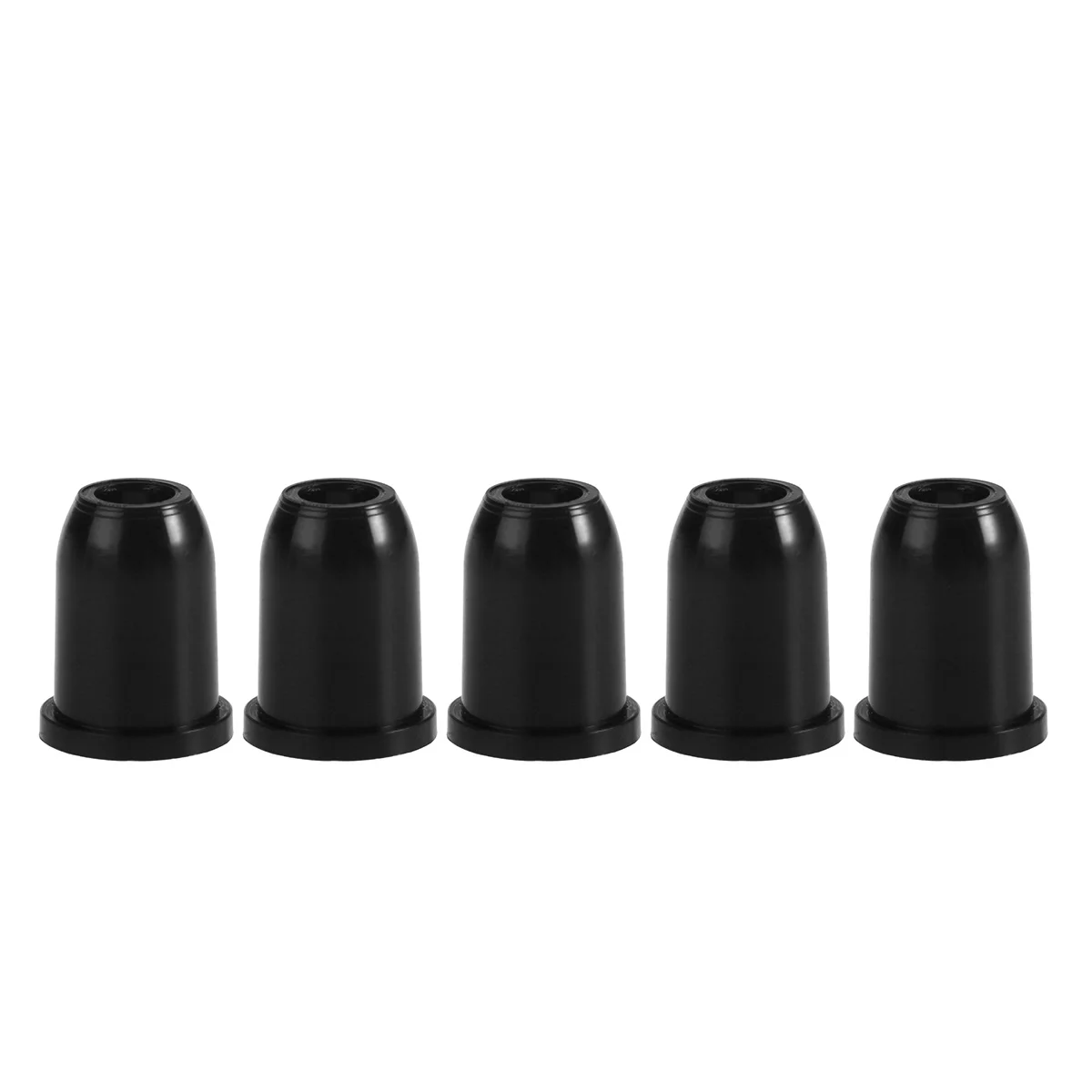 5Pcs Empty Eyelash Tubes 10ml Black Lid Funnels DIY Mascara Container Eyelash Brush Tube for Travel Makeup Storage