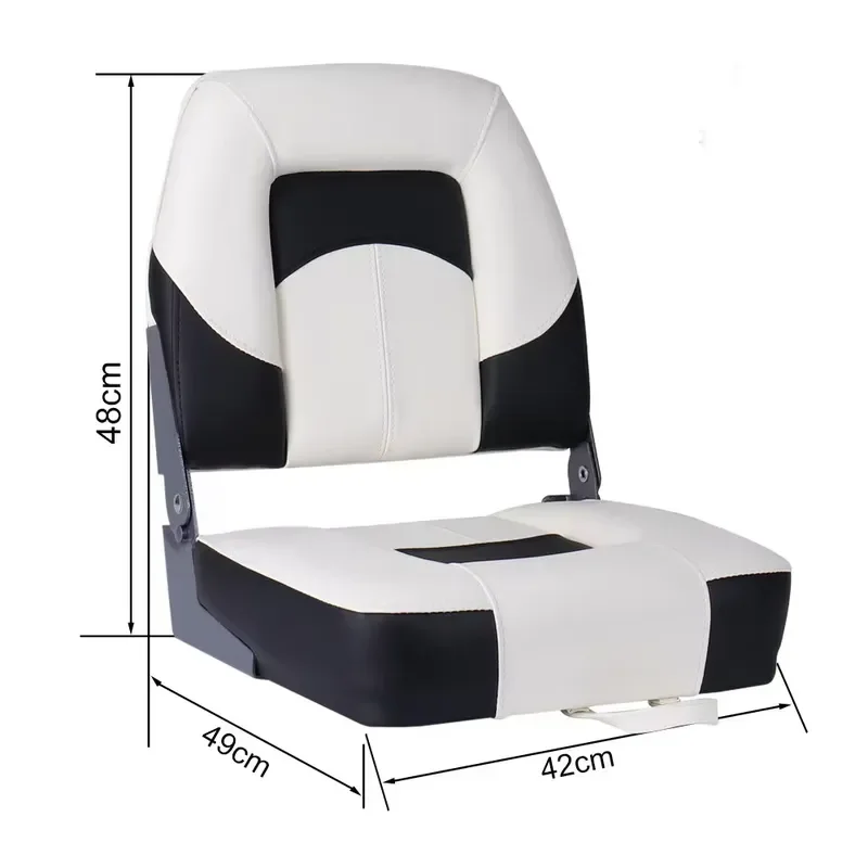 Boat Folding Chair Marine Seat Custom Logo Ship Deck Fishing Yacht Accessories Portable Outdoor Water Sports Gear Parts