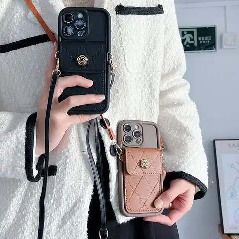 Crossbody Lanyard Strap Wallet Card Case For Huawei Nova 13 12 11 10 9 8 7 Pro 12i 11i 8i 7i 5T 12SE 11SE 10SE 9SE 8SE 7SE Cover
