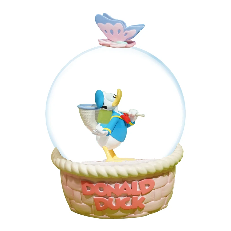 Disney Donald Duck Crystal Ball Series Romantic Cherry Blossom Crystal Ball Home Decoration Cute And Beautiful Birthday Gifts