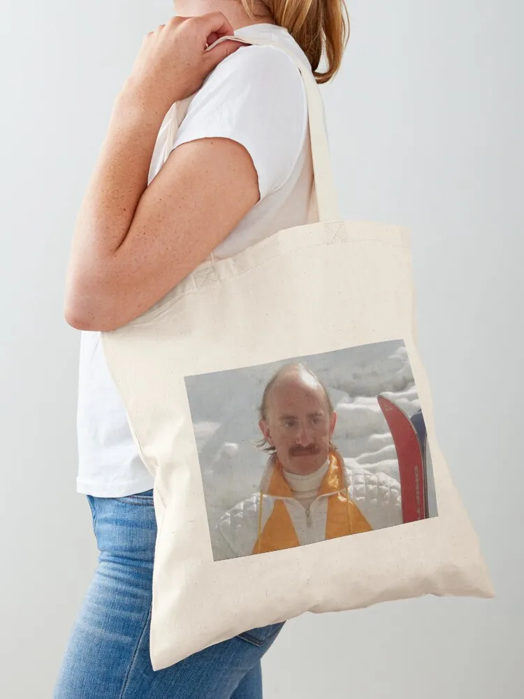 

Michel blanc the tanned go skiing Tote Bag Cloth bags ecological bags university shopper bag shopper bag women