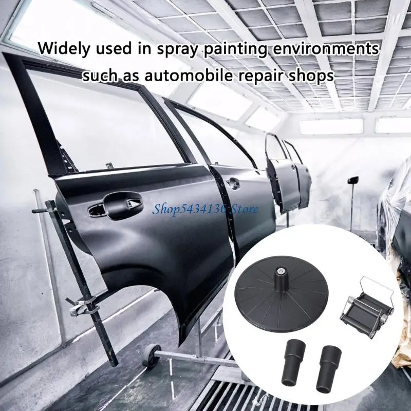 

H7ED Painting Stand Set Turnable Design Easy Airbrushing for Professional & Hobbyists