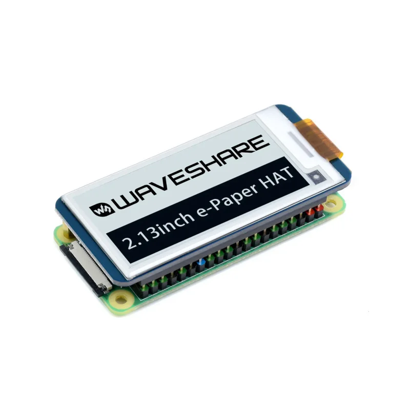 

Waveshare 2.13inch E-Ink display HAT for Raspberry Pi 250x122 SPI interface Low Power Consumption