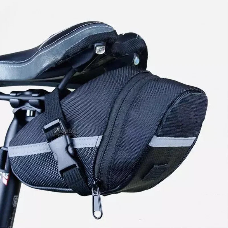 

Nylon Bicycle Bag Waterproof Mountain Bike Saddle Storage Seat Rear Tool Pouch Outdoor Cycling Accessories